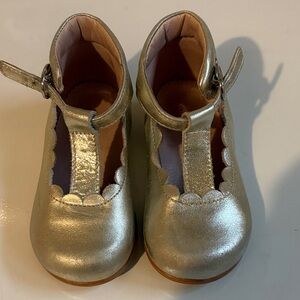 Jacadi Metallic Kids Mary Jane Shoes